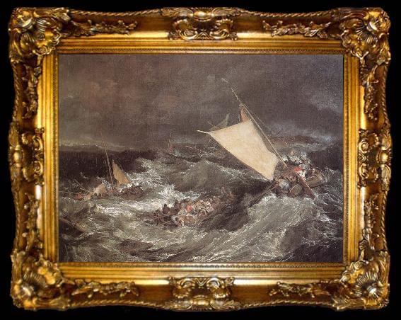 framed  J.M.W. Turner The Shipwreck, ta009-2